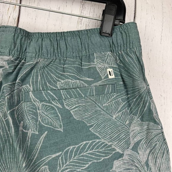 Link‎ Soul Golf Large Tempus Fugit Printed Shorts Green Men New - Picture 7 of 11